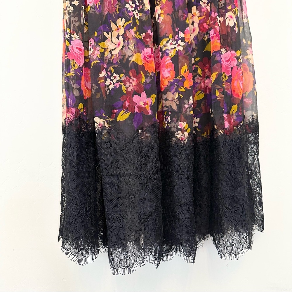 Johnny Was Love Flora Silk Lace Tiered Maxi Dress L38023 - Picture 12 of 16